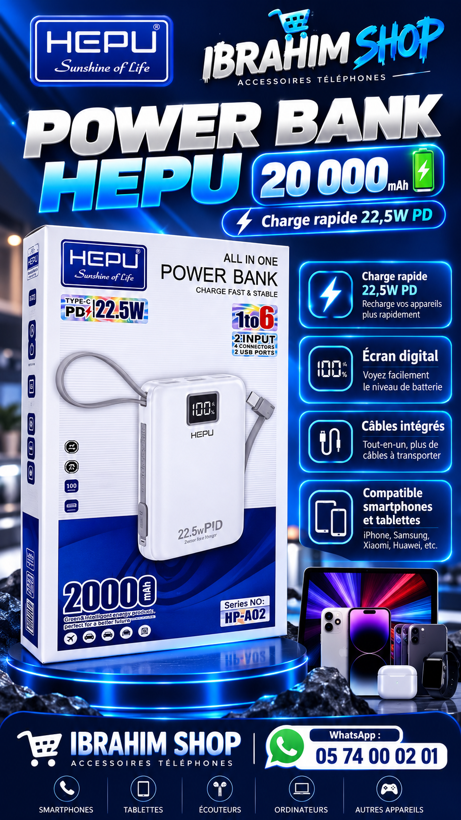 Power bank HP-A02