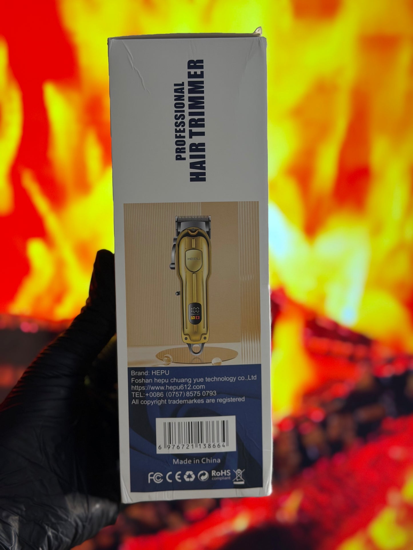 ✂️ Tondeuse Professionnelle HEPU HP-T10 – Rechargeable USB