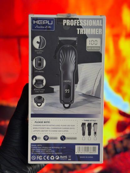 ✂️ Tondeuse Professionnelle HEPU HP-T13 – Rechargeable USB